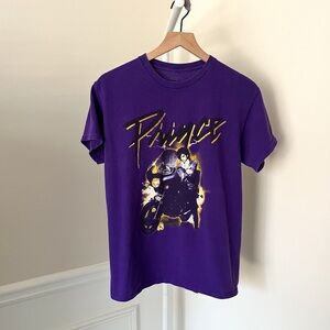 PURPLE RAIN Prince & The Revolution Official Estate Graphic T Shirt Women Medium